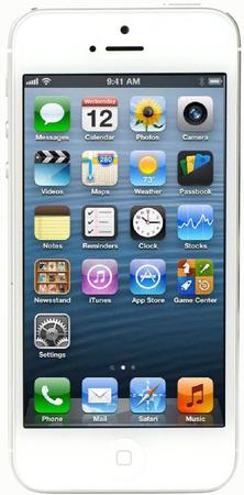 Смартфон Apple iPhone 5 32Gb White & Silver - Анапа