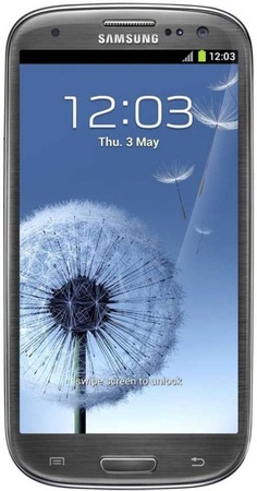 Смартфон Samsung Galaxy S3 GT-I9300 16Gb Titanium grey - Анапа